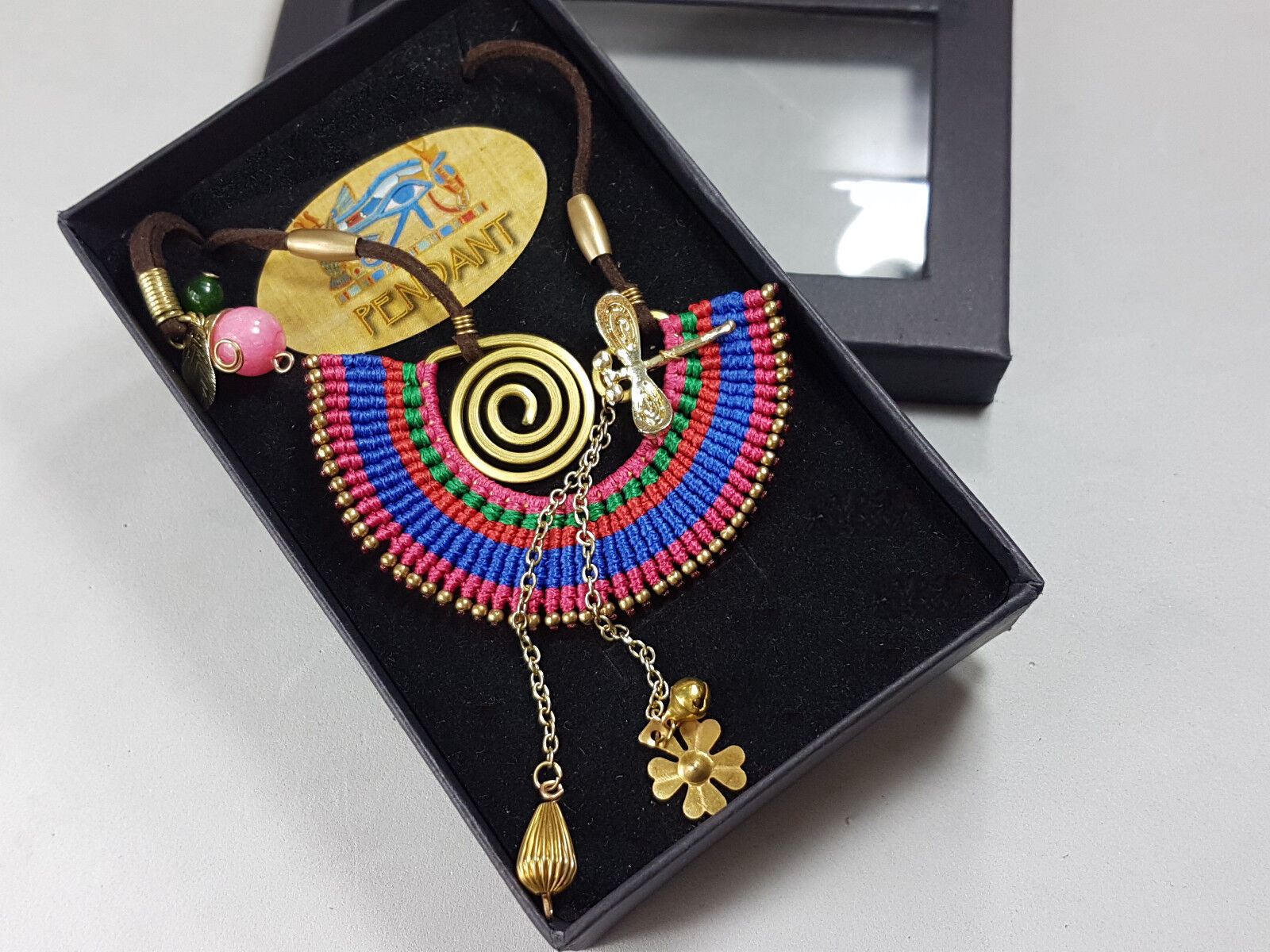 colgante etnico egipcio