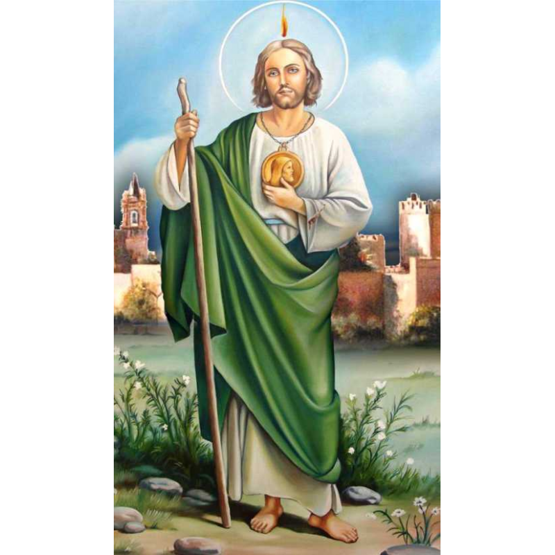 Timbre religieux SAN JUDAS DEL COMERCIO, Religion / Carte religieuse
