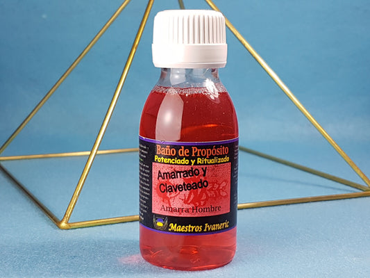 baño proposito amarrado claveteado