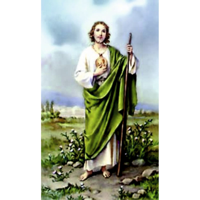 Timbre religieux SAN JUDAS TADEO, Religion / Carte religieuse de Saint Jude Thaddée