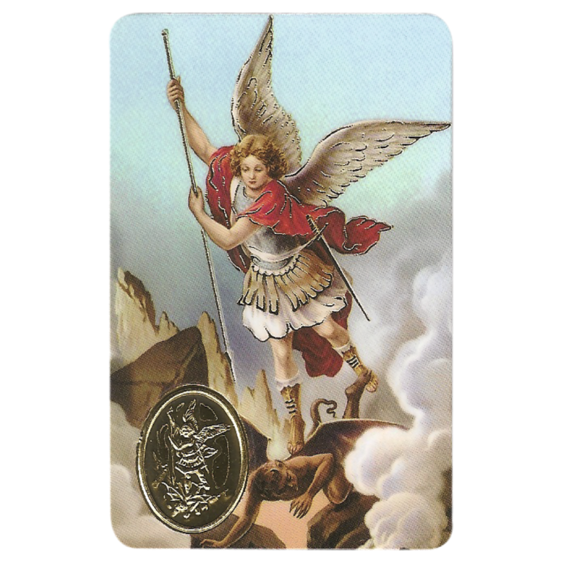 Saint Michel Archange avec médaille, Religion / Carte religieuse