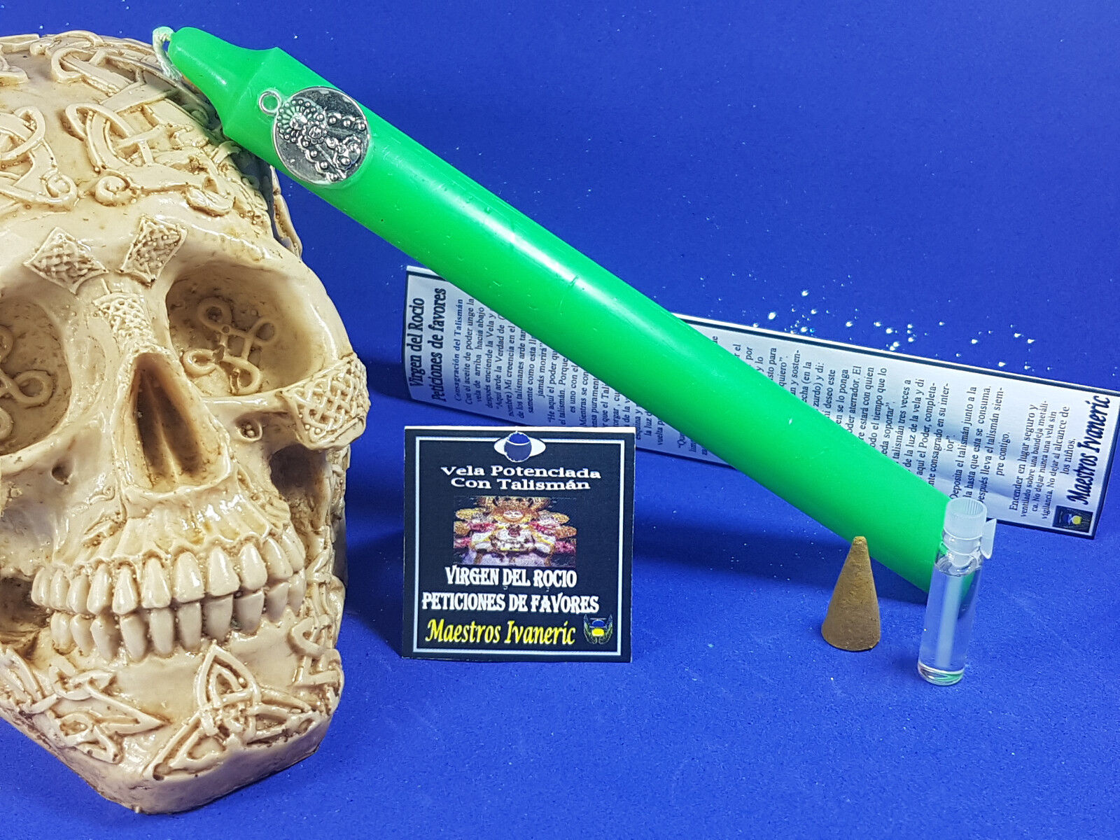 vela virgen rocio amuleto esoterico