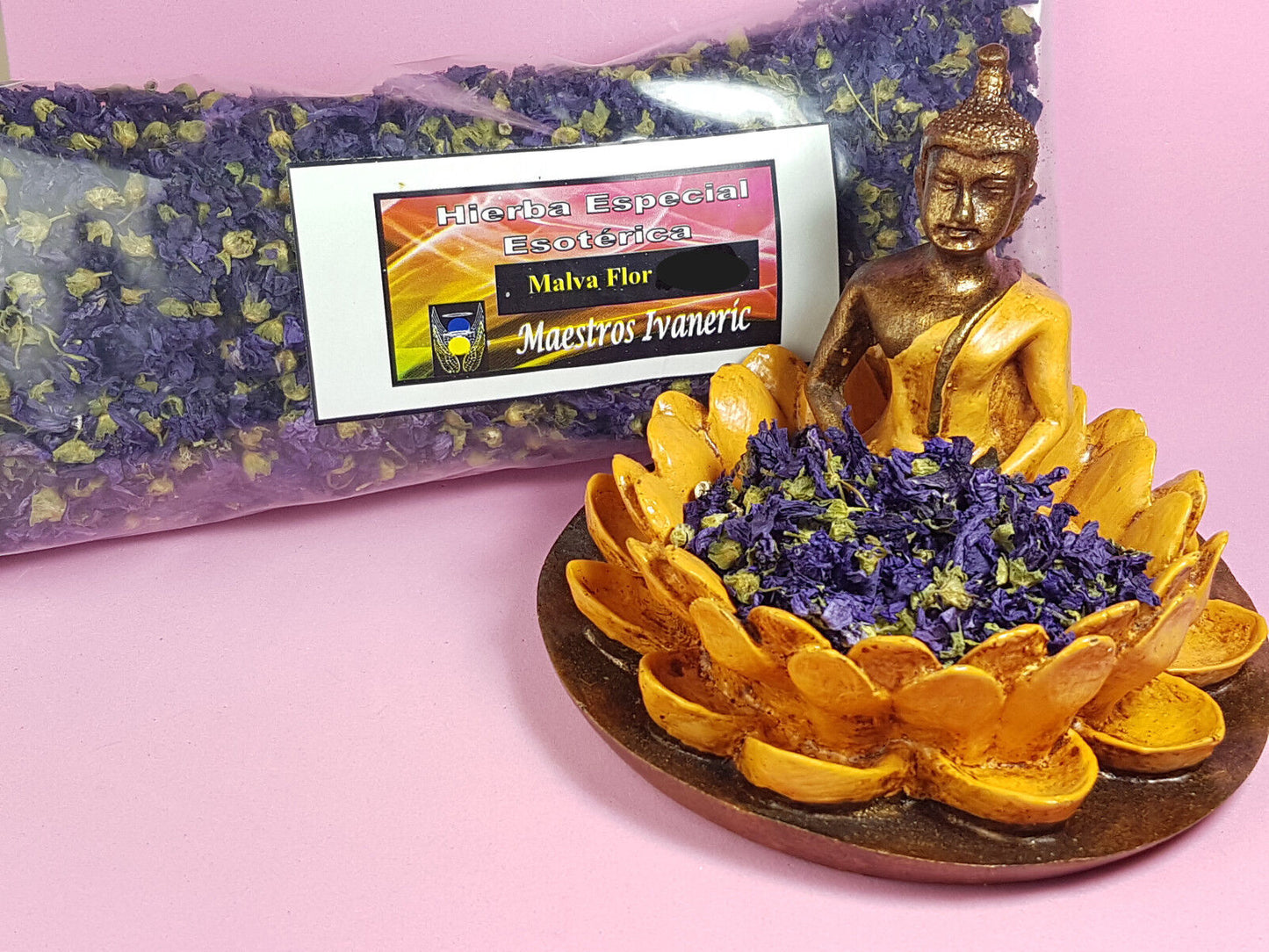 hierba esoterica malva flor