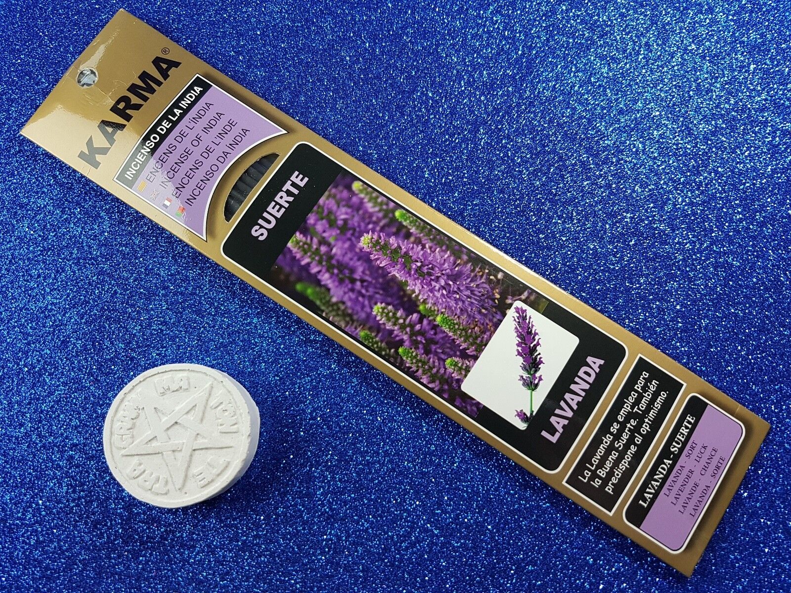 incienso suerte lavanda