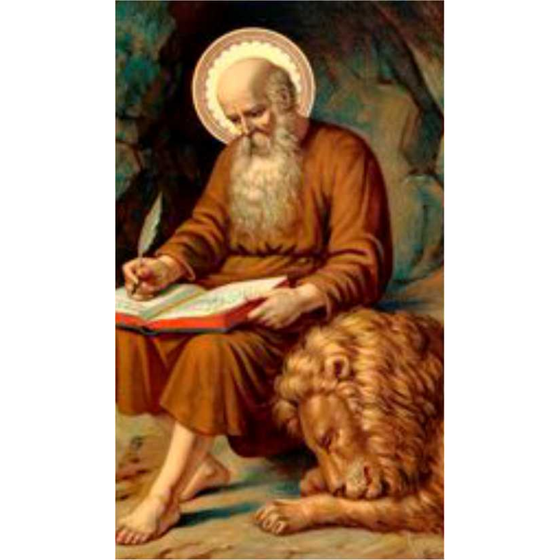 Estampa Religiosa SAN MARCOS DE LEON, Religion / Religious Card