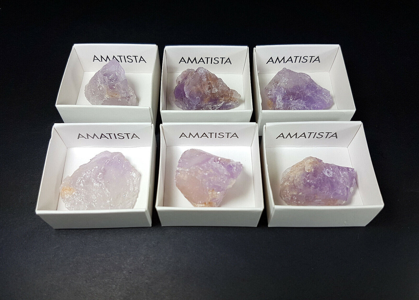 cuarzo amatista caja coleccion