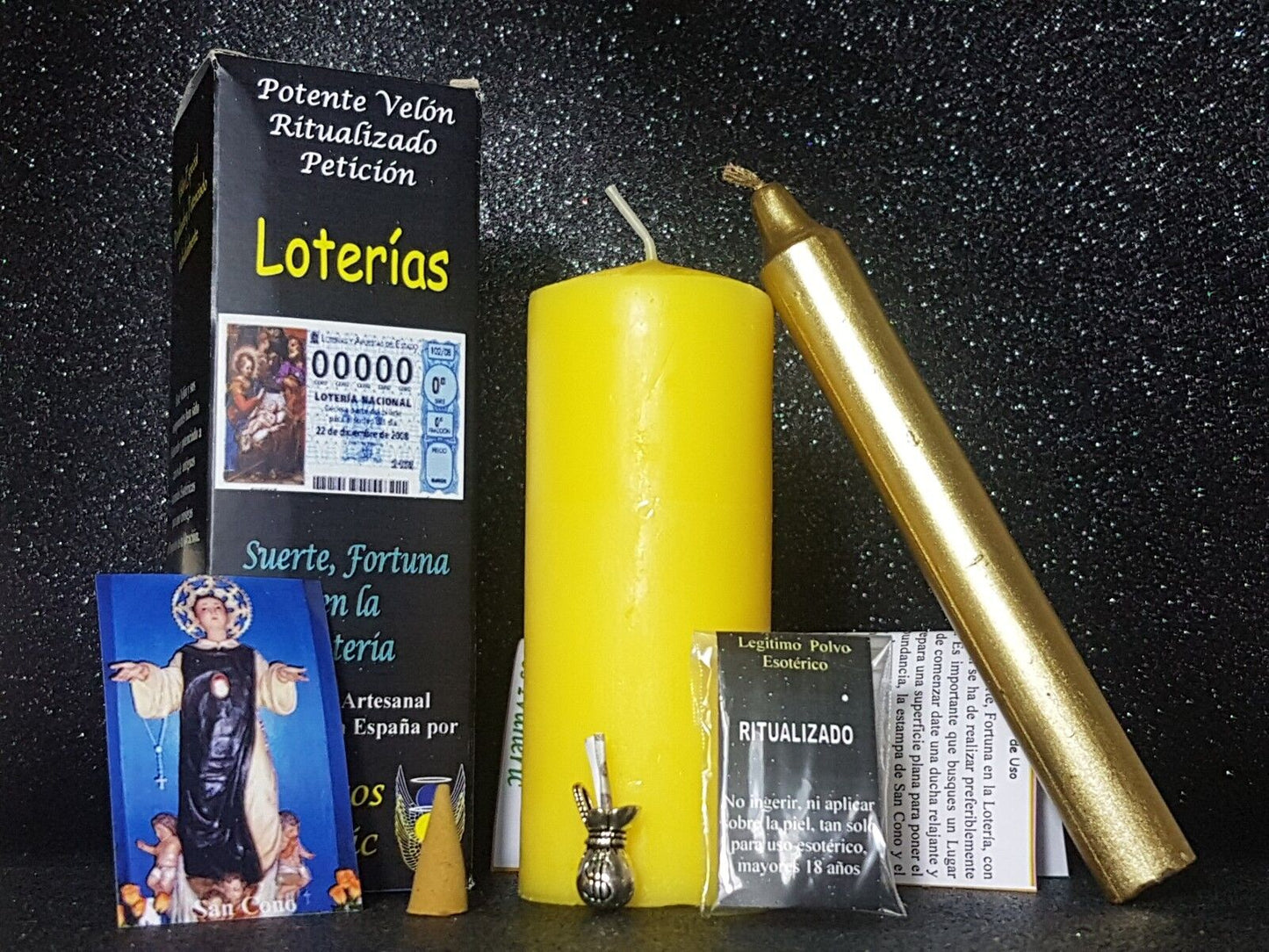 ritual loterias lottery candle