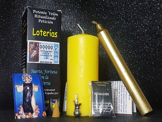 ritual loterias lottery candle