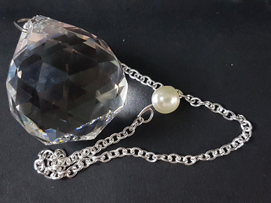 pendulo esfera cristal mil caras