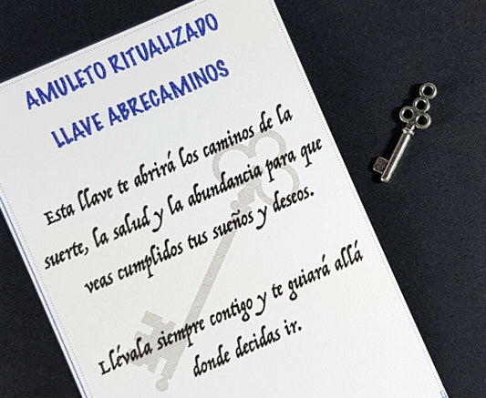 amuleto llave abre caminos