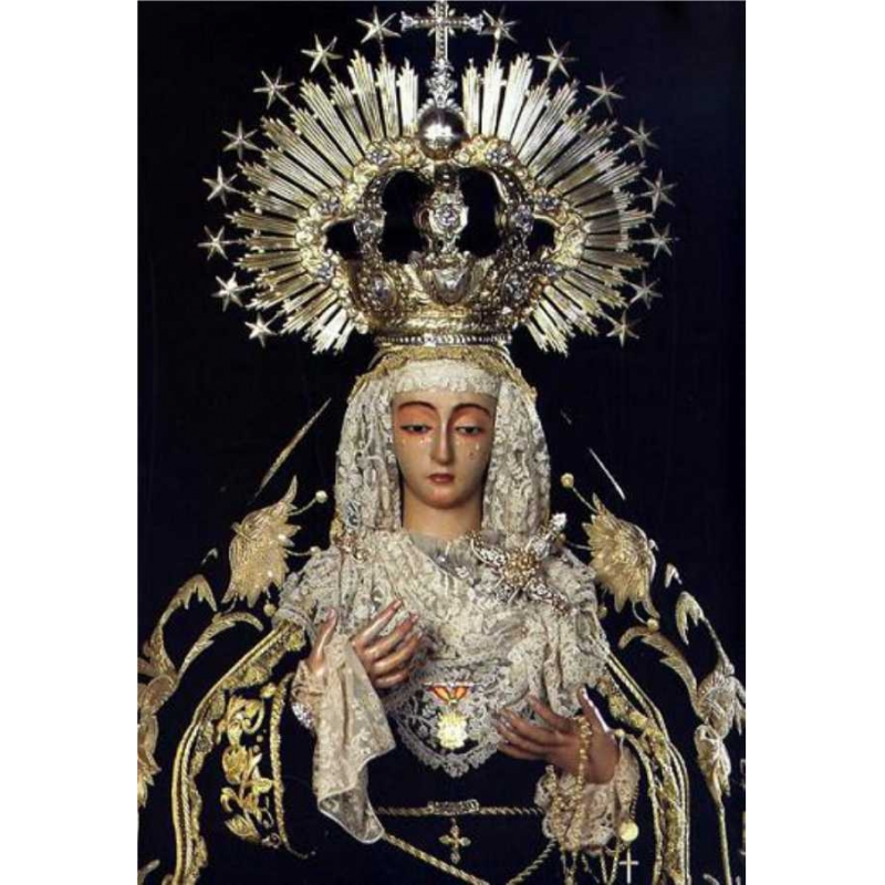 Impression religieuse VIERGE DE LA SOLITUDE, Religion / Carte religieuse