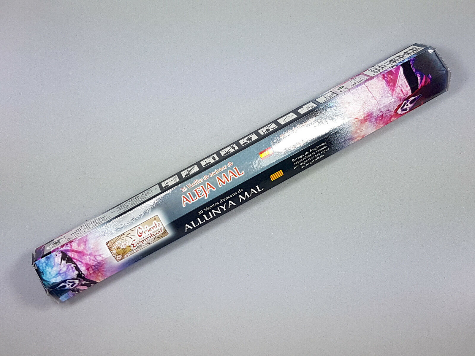 incienso alejar mal hexagonal