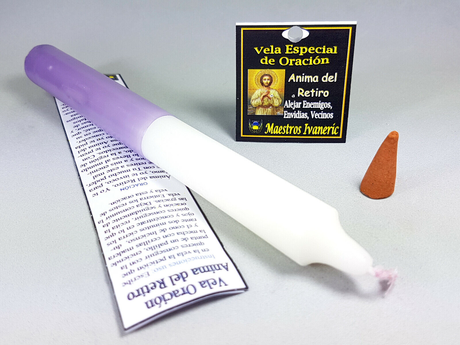 vela anima del retiro oracion candle