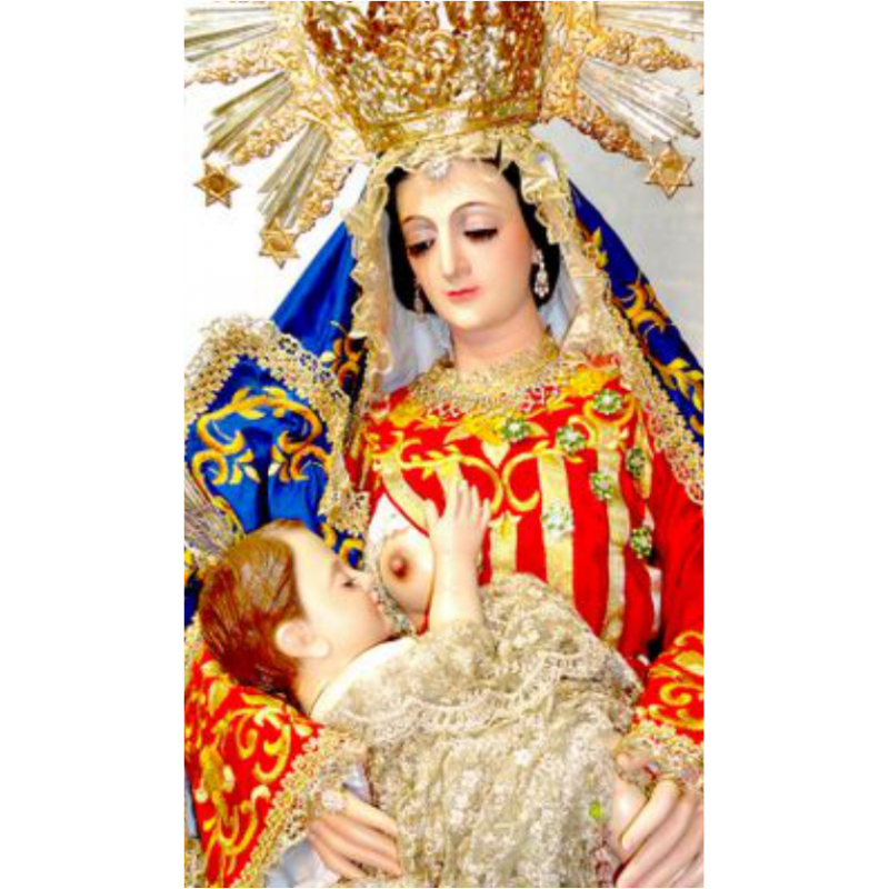 Impression religieuse de la Vierge de la Bonne Enfance, Religion / Carte religieuse