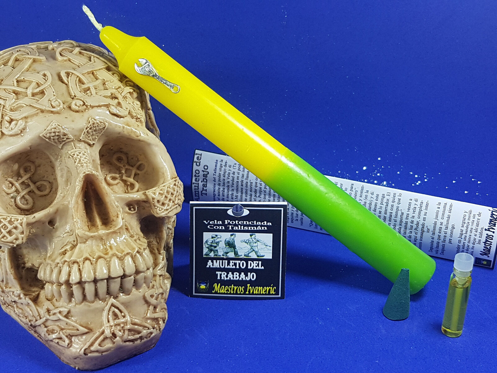 kit vela exito trabajo esoterico