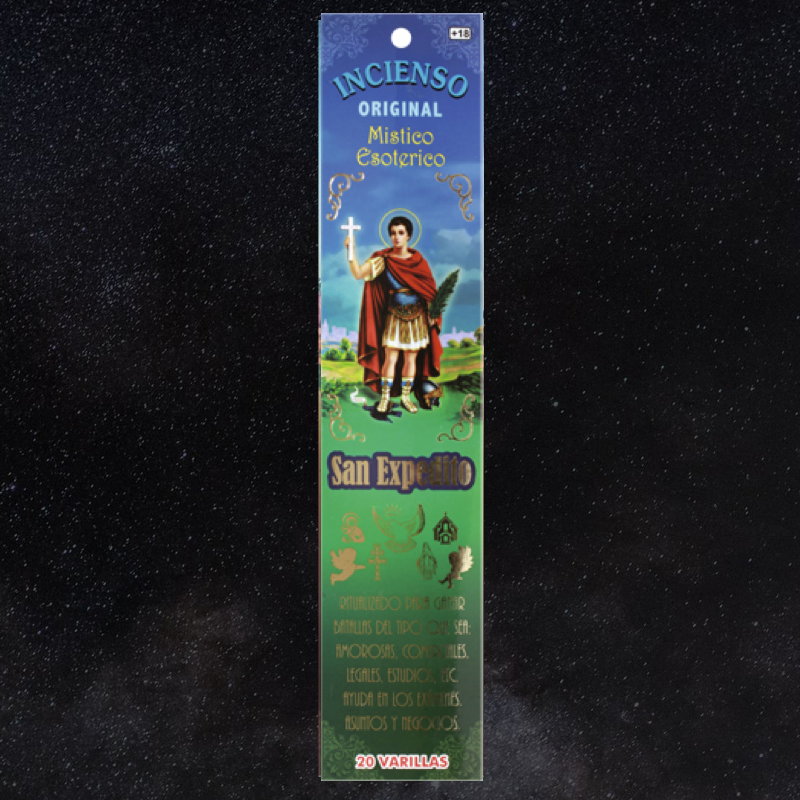 Incienso Varillas SAN EXPEDITO / St Expedite Incense Sticks, Ritual, Esoterico