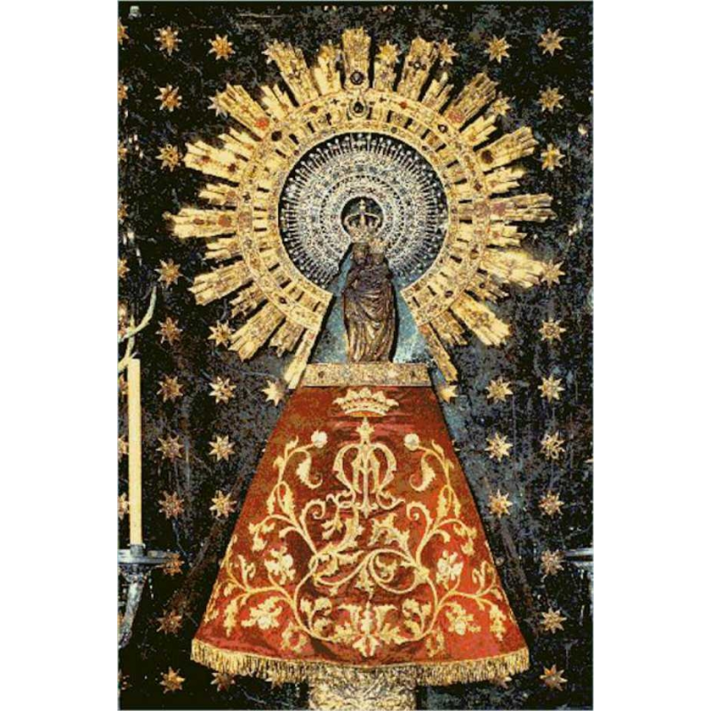 VIRGEN DEL PILAR Religious Stamp, Religion / Religious Card
