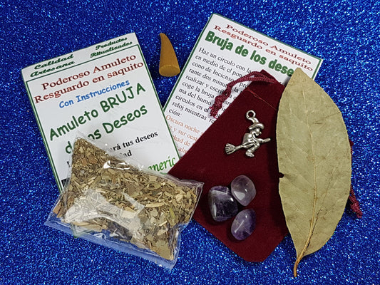 amuleto resguardo bruja de los deseos