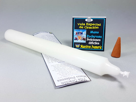 vela mano poderosa oracion candle