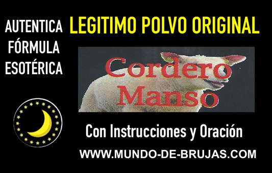 polvo corderito manso esoterico