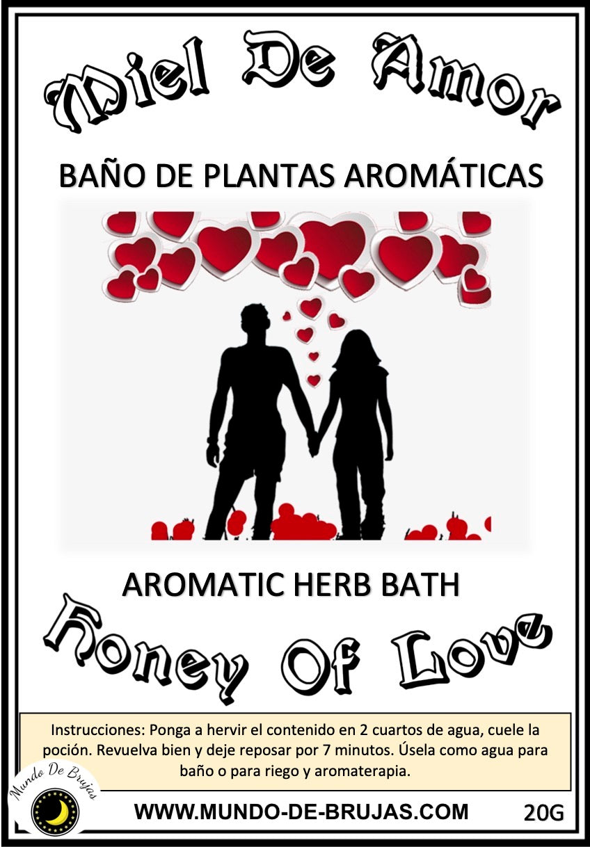 baño de plantas miel de amor