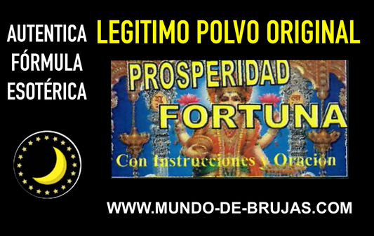 polvo abundancia prosperidad esoterico