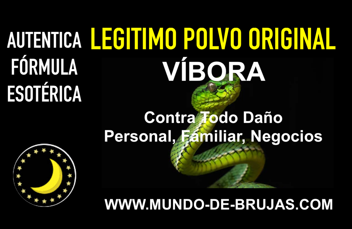 legitimo polvo esoterico vibora