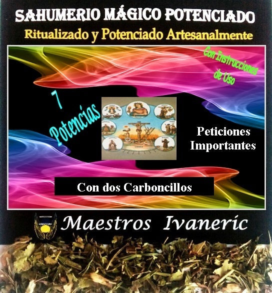 siete potencias 7 sahumerio powers