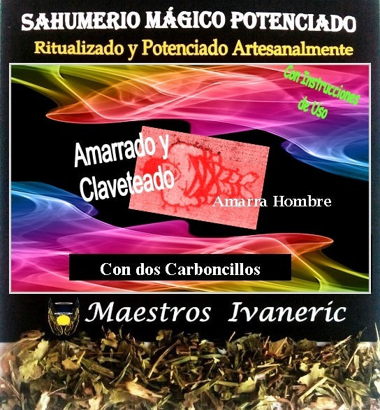 amarrado claveteado sahumerio