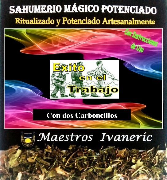 exito en el trabajo sahumerio