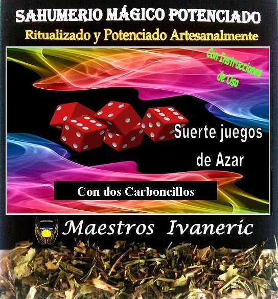suerte juegos azar sahumerio