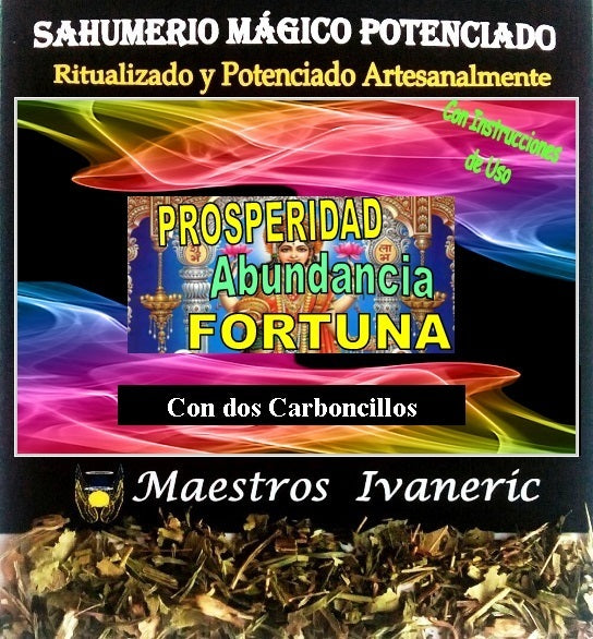 prosperidad fortuna abundancia sahumerio