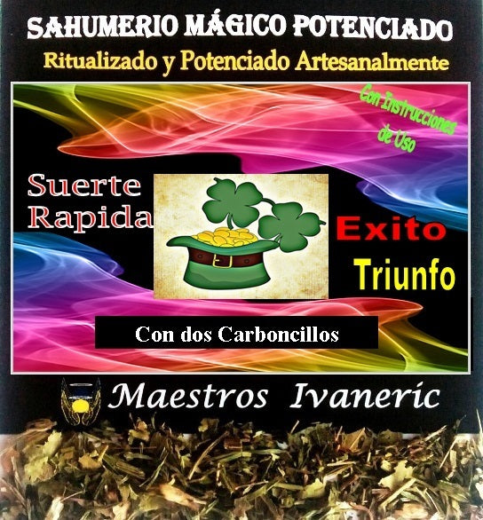 suerte rapida sahumerio quick luck