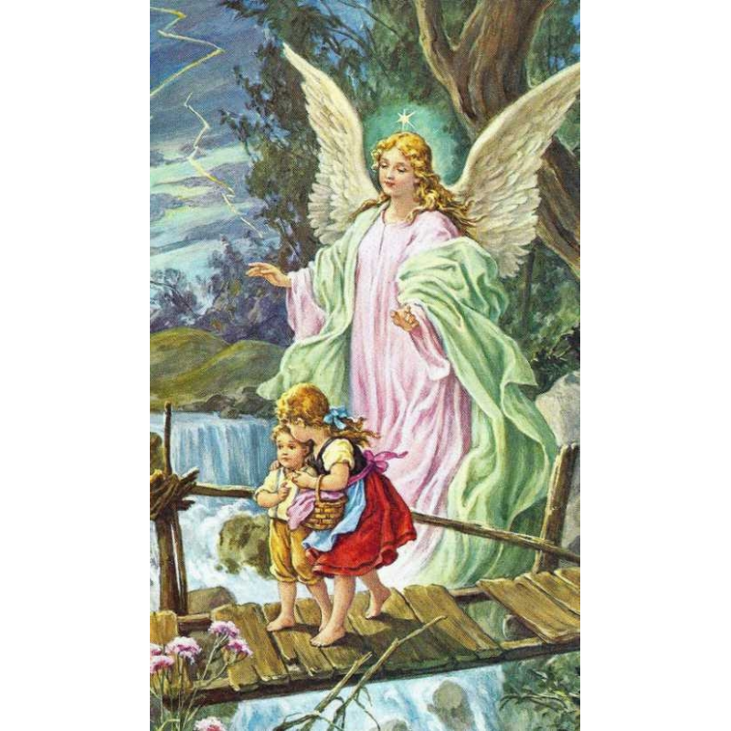 stamp guardian angel card
