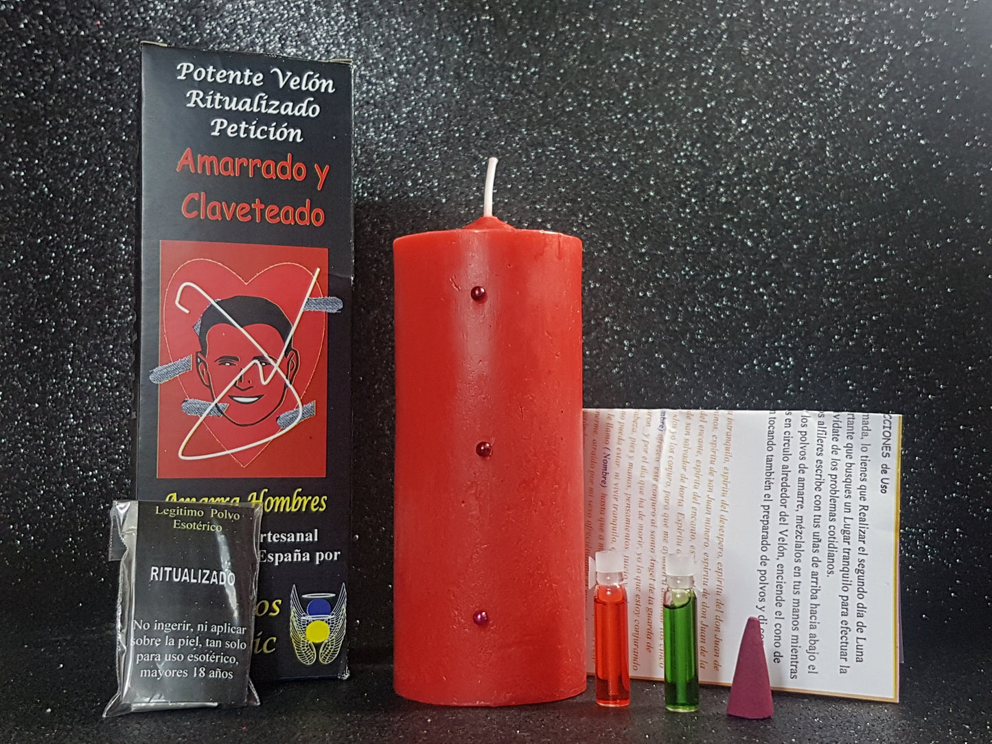 ritual amarrado claveteado velon