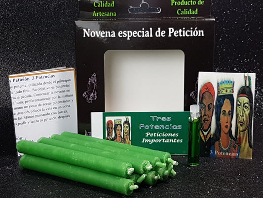 novena tres potencias 3 powers