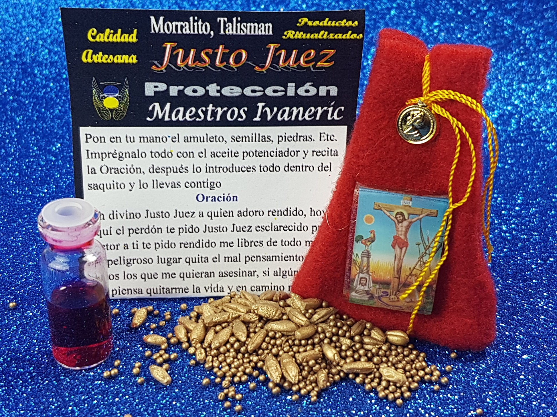 amuleto morralito justo juez