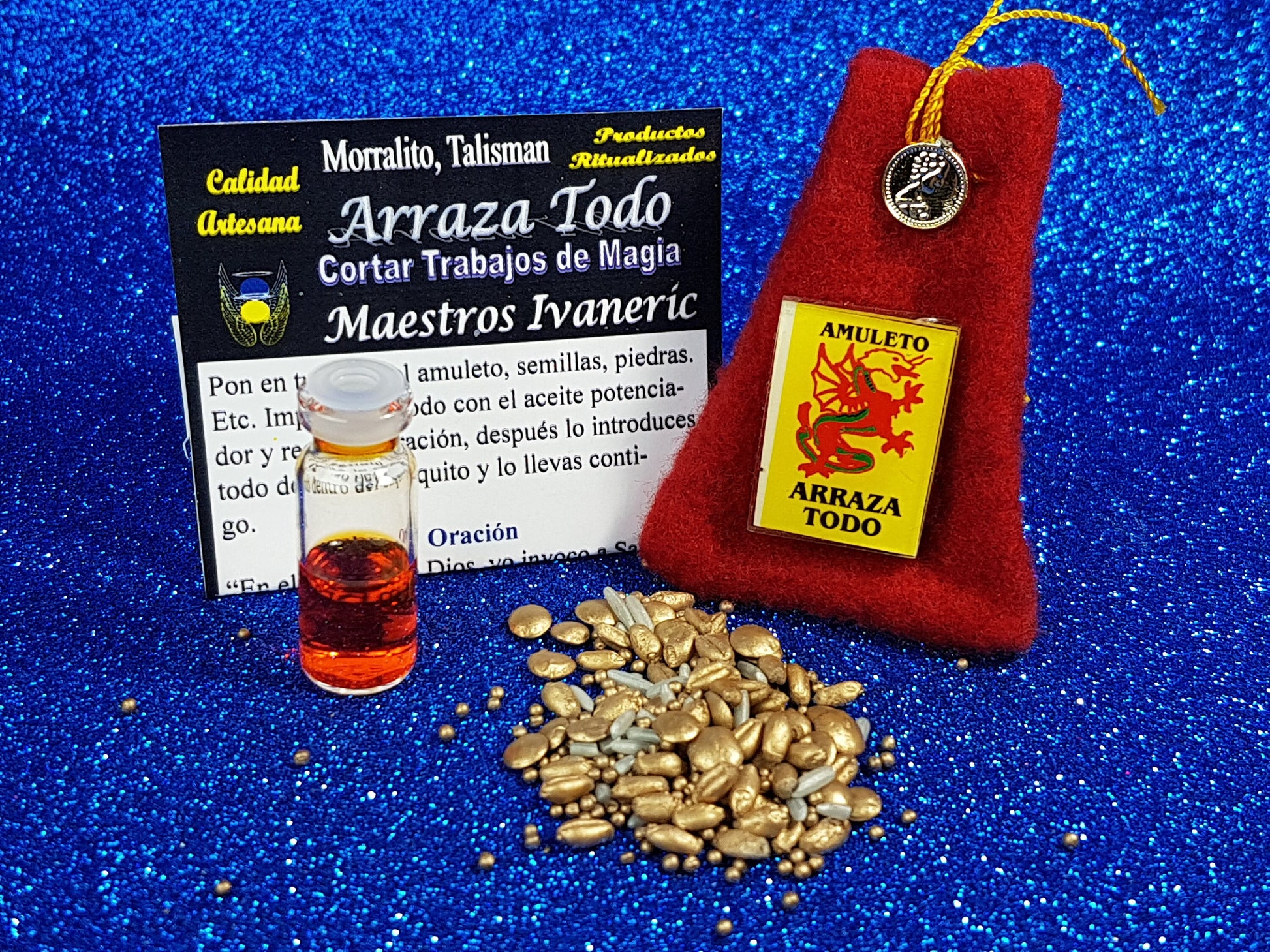 amuleto morralito arraza todo