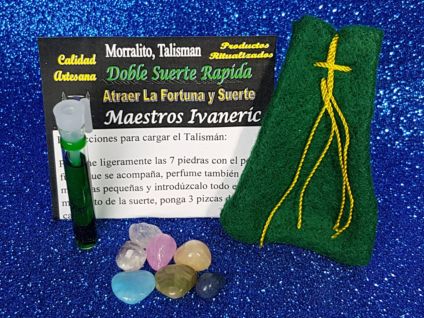 amuleto doble suerte rapida morralito