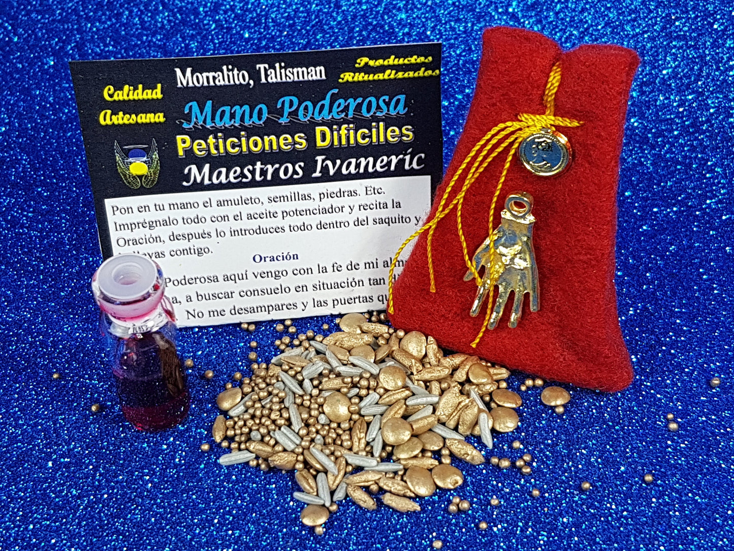 amuleto mano poderosa morralito