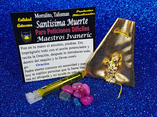 amuleto santa muerte morralito