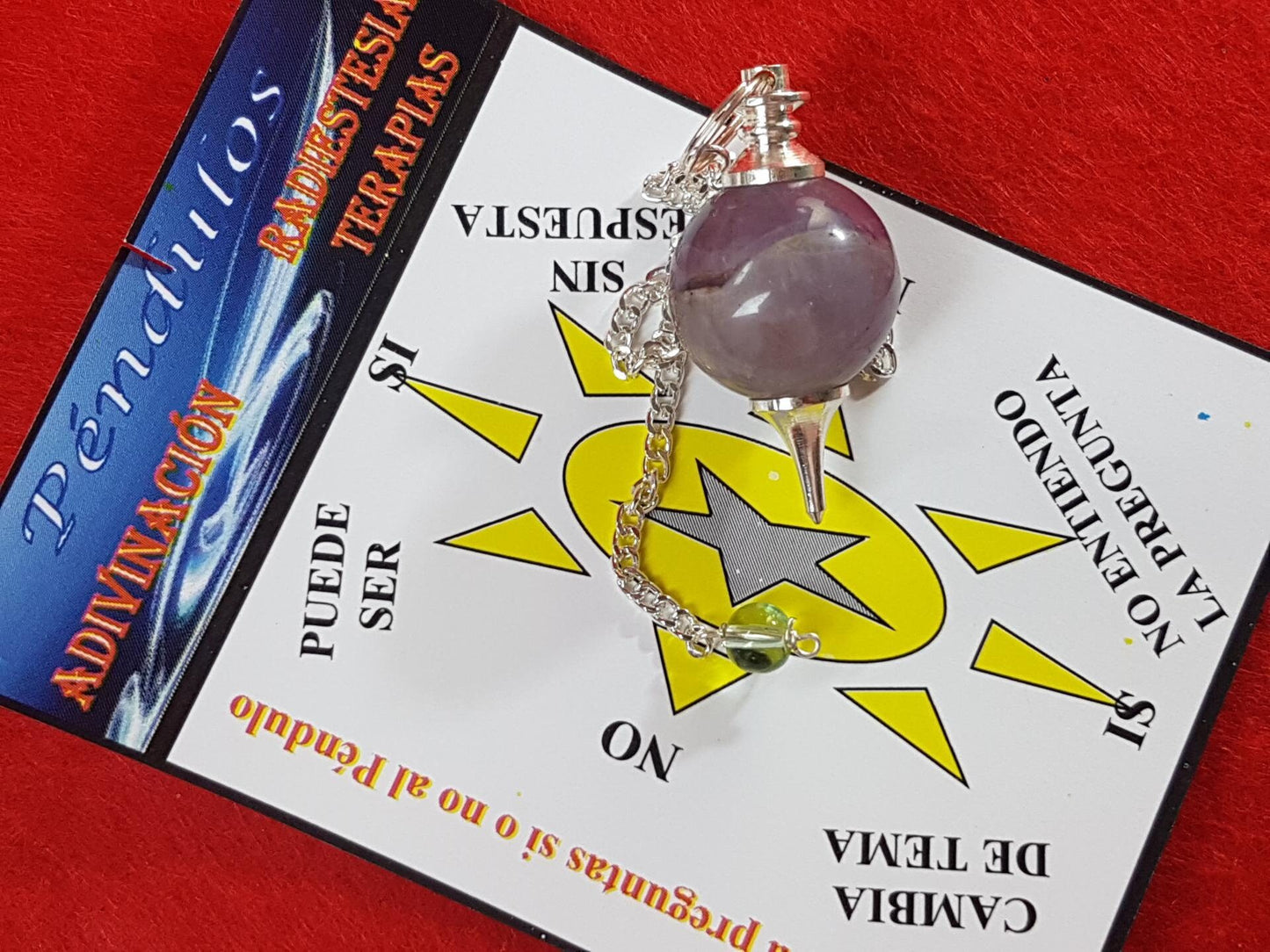 Amethyst Sphere Pendulum Radiesthesia