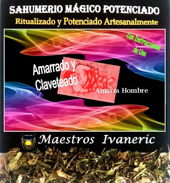 amarrado claveteado sahumerio