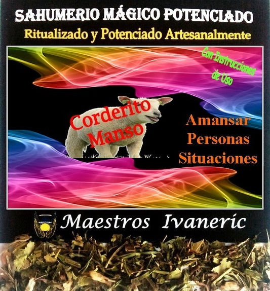 corderito manso sahumerio tame lamb