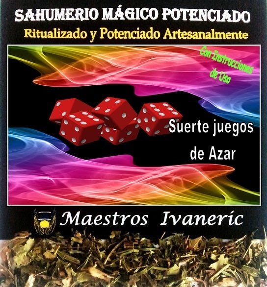 suerte juegos azar sahumerio gamblers
