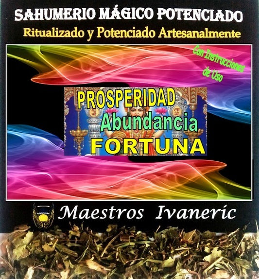 prosperidad abundancia fortuna sahumerio
