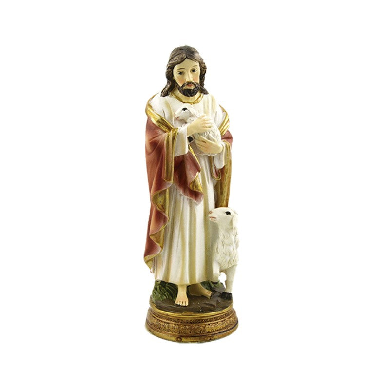 figura jesus buen pastor estatua