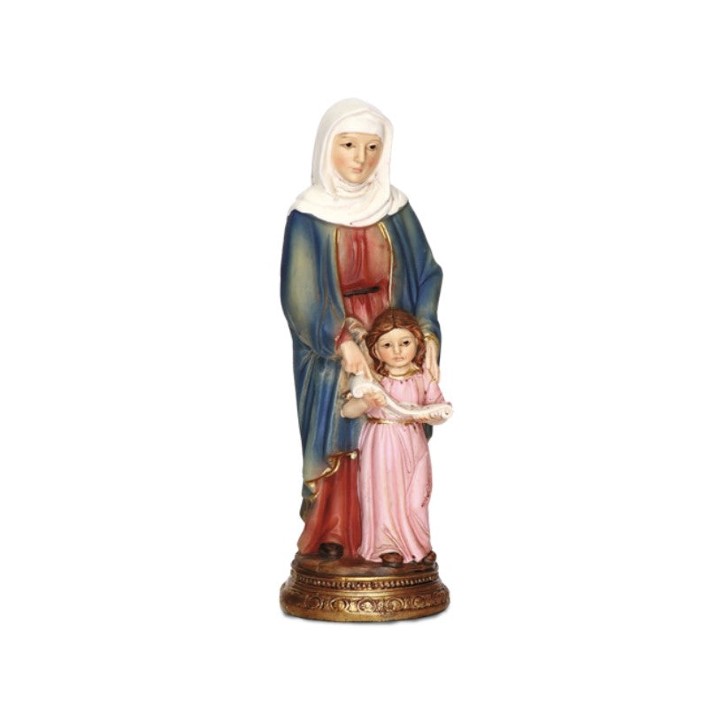 figura virgen ana niña estatua