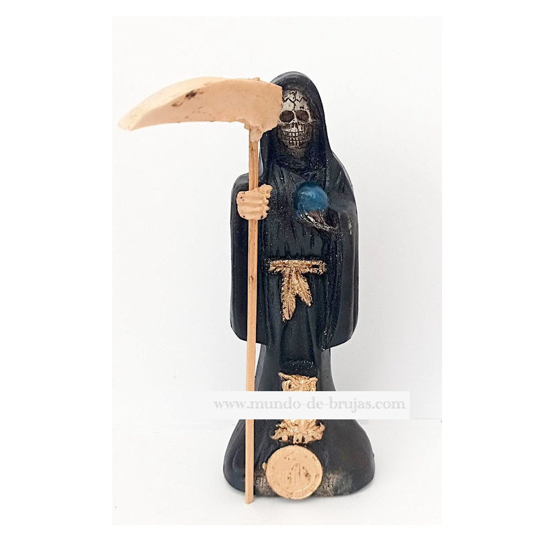 figura santa muerte negra