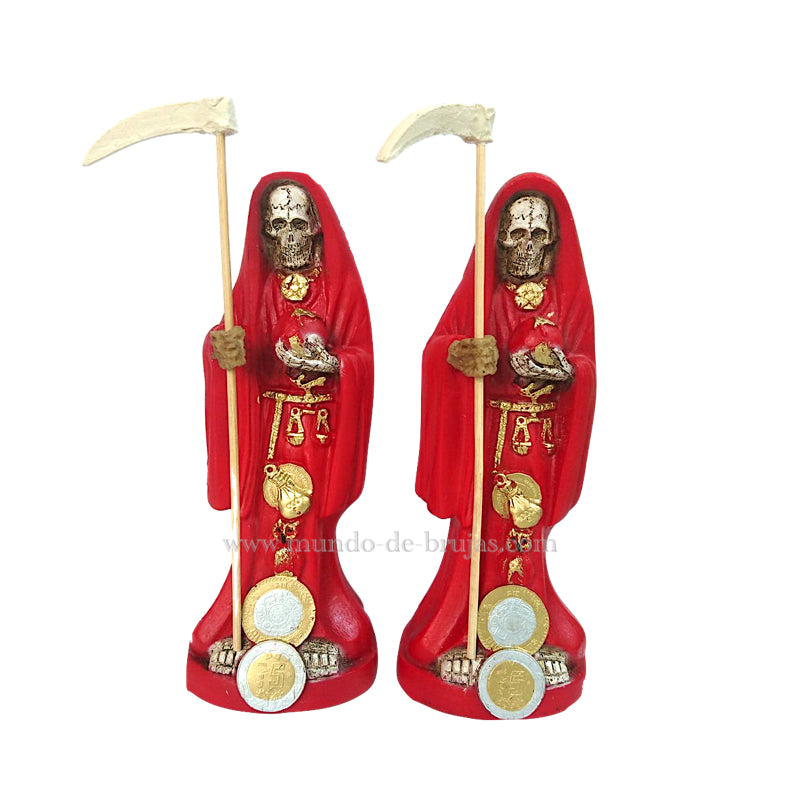 figura santa muerte roja